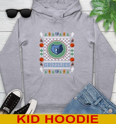 Memphis Grizzlies Merry Christmas NBA Basketball Loyal Fan Youth Hoodie 6