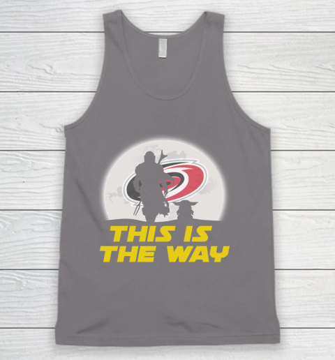 Carolina Hurricanes NHL Ice Hockey Star Wars Yoda And Mandalorian This Is The Way Tank Top 6