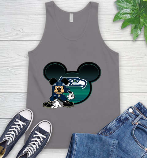NFL Seattle Seahawks Mickey Mouse Disney Football T Shirt Tank Top 7