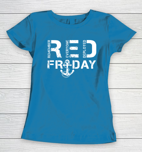 On Fridays We Wear Red Friday Military Navy Soldiers Women's T-Shirt 6