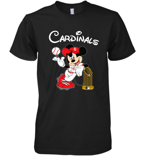 St. Louis Cardinals Mickey Taking The Trophy MLB 2019 Premium Men's T-Shirt