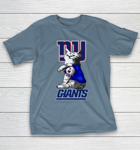 NFL Football My Cat Loves New York Giants T-Shirt 6