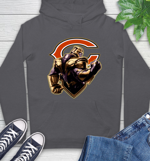 NFL Thanos Avengers Endgame Football Sports Chicago Bears Hoodie 7