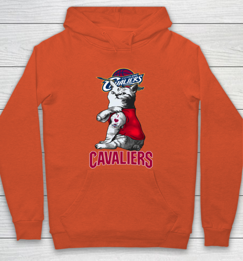 NBA Basketball My Cat Loves Cleveland Cavaliers Hoodie 3