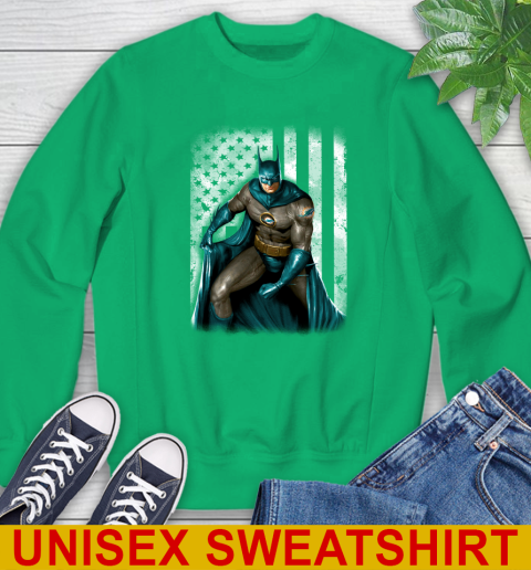 Miami Dolphins NFL Football Batman DC American Flag Shirt Sweatshirt 8