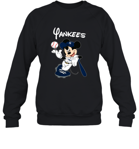Baseball Mickey Team New York Yankees Sweatshirt