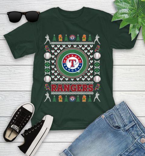 Texas Rangers Merry Christmas MLB Baseball Loyal Fan Ugly Shirt 104