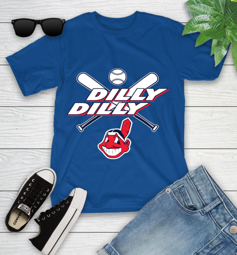 MLB Cleveland Indians Dilly Dilly Baseball Sports Youth T-Shirt 9