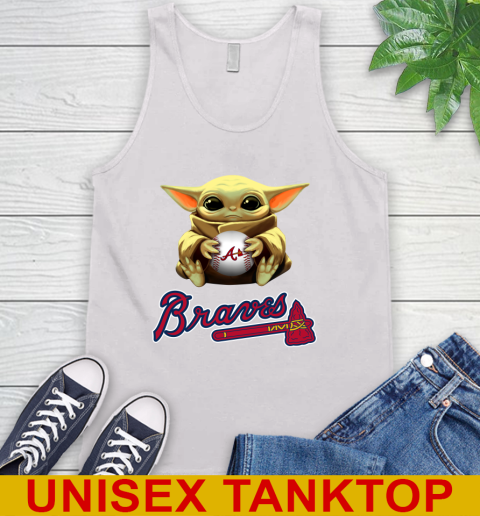 MLB Baseball Atlanta Braves Star Wars Baby Yoda Shirt 70