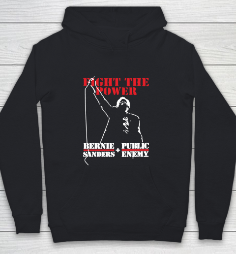 Fight The Power Bernie Sanders Public Enemy Youth Hoodie