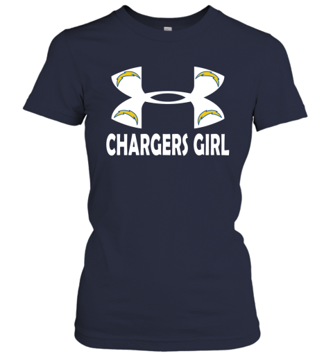 NFL Los Angeles Chargers Girl Under Armour Football Sports yGR067zLPDo ladies t shirt 20 95 151514 front navy