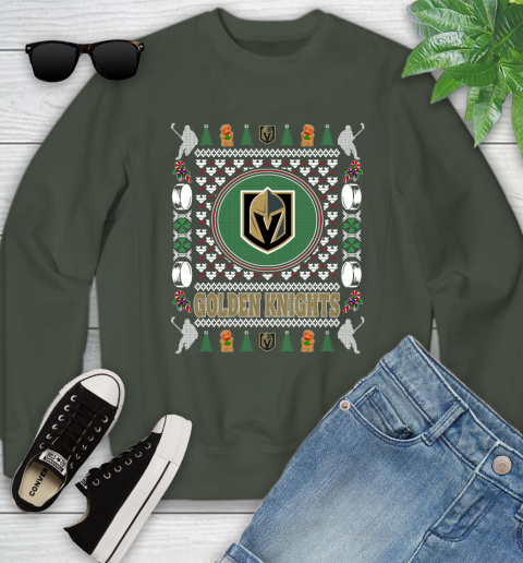 Vegas Golden Knights Merry Christmas NHL Hockey Loyal Fan Ugly Shirt 123
