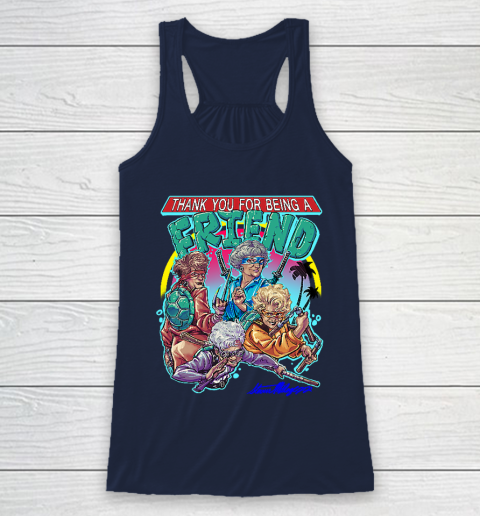 Golden Girls Tshirt Thank You For Being A Friend Ninja Turtles Racerback Tank 8