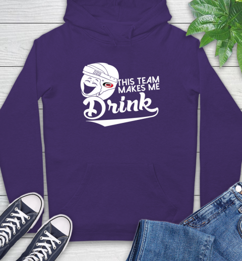 Carolina Hurricanes NHL Hockey This Team Makes Me Drink Adoring Fan Hoodie 5