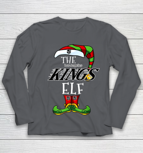 Los Angeles Kings Christmas ELF Funny NHL Youth Long Sleeve 6