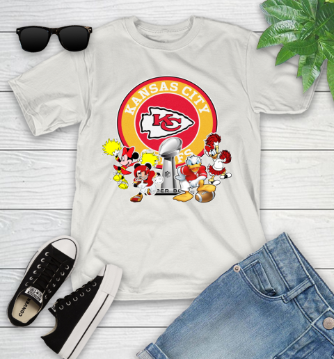 Kansas City Chiefs super bowl 2019 2020 mickey mouse minnie mouse donald duck daisy duck football shirt 112