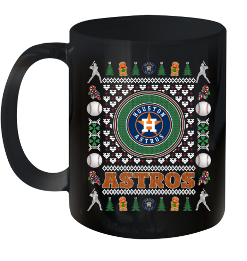 Houston Astros Merry Christmas MLB Baseball Loyal Fan Ceramic Mug 11oz