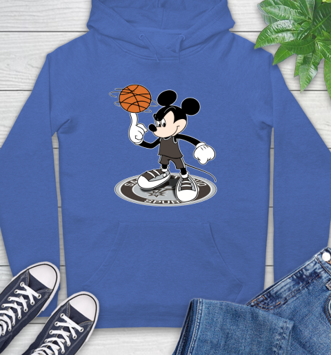 NBA Basketball San Antonio Spurs Cheerful Mickey Disney Shirt Hoodie 9