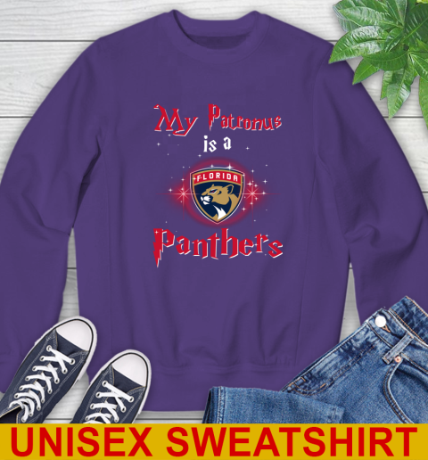 NHL Hockey Harry Potter My Patronus Is A Florida Panthers Sweatshirt 4
