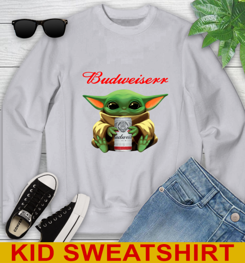 Star Wars Baby Yoda Hugs Budweiser Beer Shirt 116
