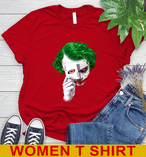 Carolina Hurricanes NHL Hockey Joker Card Shirt Women's T-Shirt 11