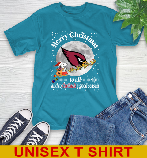 Arizona Cardinals Merry Christmas To All And To Cardinals A Good Season NFL Football Sports T-Shirt 9