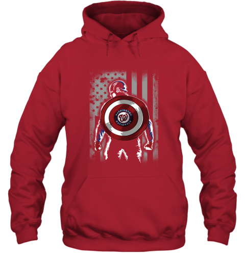 MLB Washington Nationals Mix Jersey Custom Personalized Hoodie