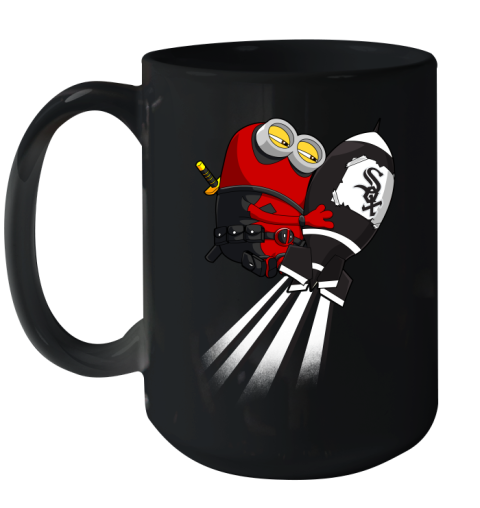 MLB Baseball Chicago White Sox Deadpool Minion Marvel Shirt Ceramic Mug 15oz