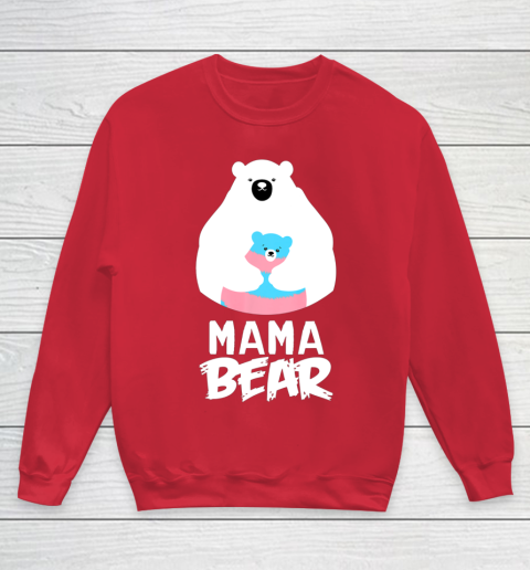 Mama Bear Transgender Shirt LGBT Pride Youth Sweatshirt 7