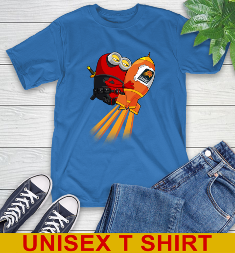NBA Basketball Phoenix Suns Deadpool Minion Marvel Shirt T-Shirt 11