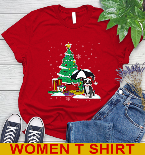 Boston Terrier Christmas Dog Lovers Shirts 236