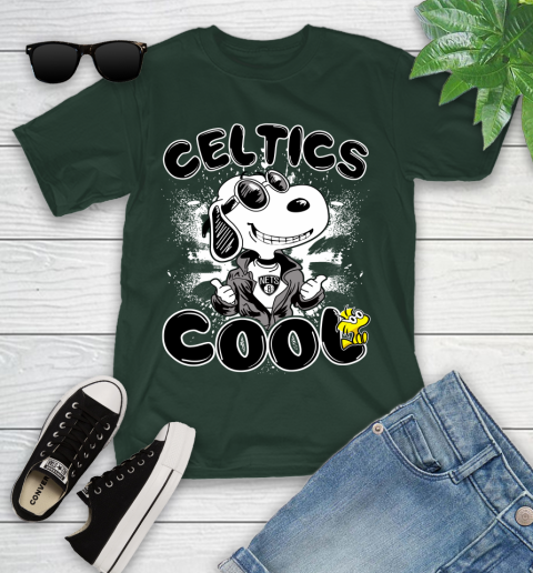 NBA Basketball Brooklyn Nets Cool Snoopy Shirt Youth T-Shirt 4