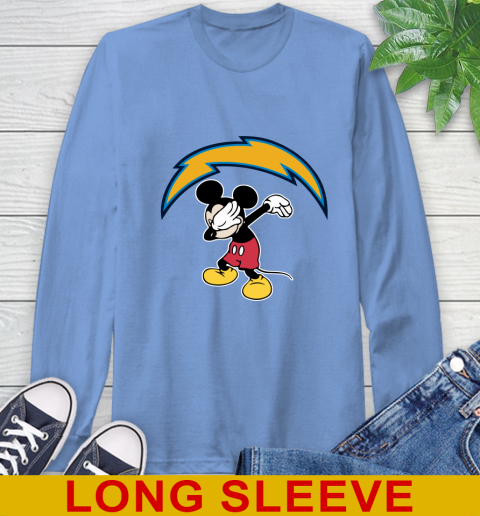 San Diego Chargers NFL Football Dabbing Mickey Disney Sports Long Sleeve T-Shirt 11