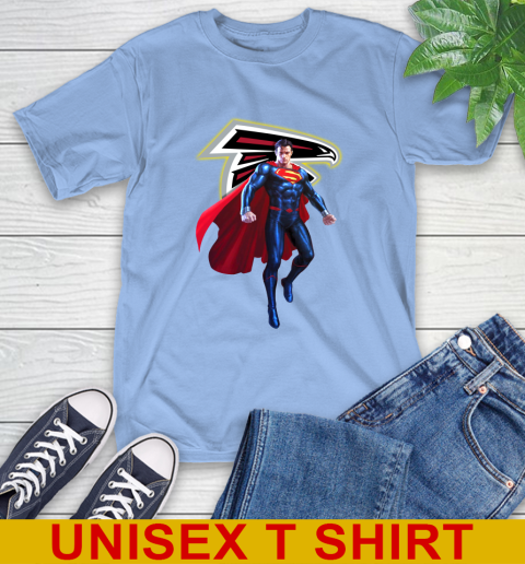 NFL Superman DC Sports Football Atlanta Falcons T-Shirt 11