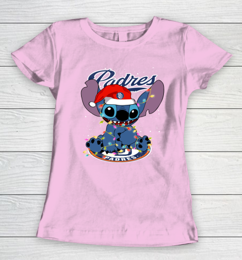 San Diego Padres MLB noel stitch Baseball Christmas Women's T-Shirt 6