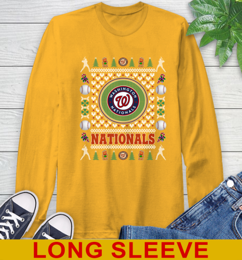 Washington Nationals Merry Christmas MLB Baseball Loyal Fan Long Sleeve T-Shirt 2