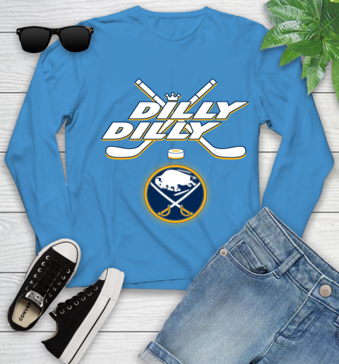 NHL Buffalo Sabres Dilly Dilly Hockey Sports Youth Long Sleeve 7