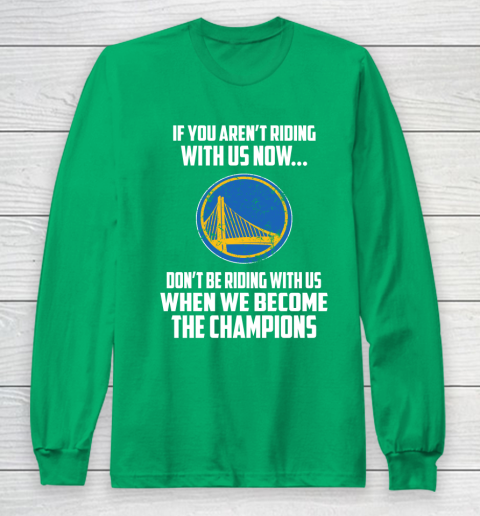 NBA Golden State Warriors Basketball We Become The Champions Long Sleeve T-Shirt 4