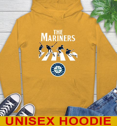 MLB Baseball Seattle Mariners The Beatles Rock Band Shirt Hoodie 2