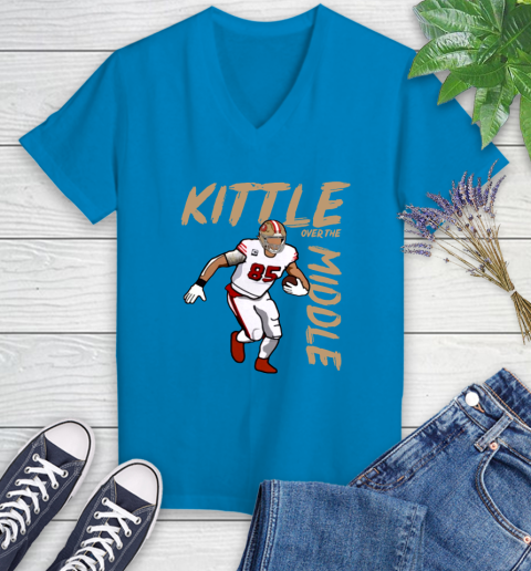 George Kittle Kittle Over the Middle San Francisco Shirt 82