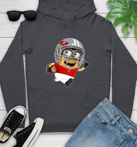 NFL Tampa Bay Buccaneers Minions Disney Football Sports Youth Hoodie 8