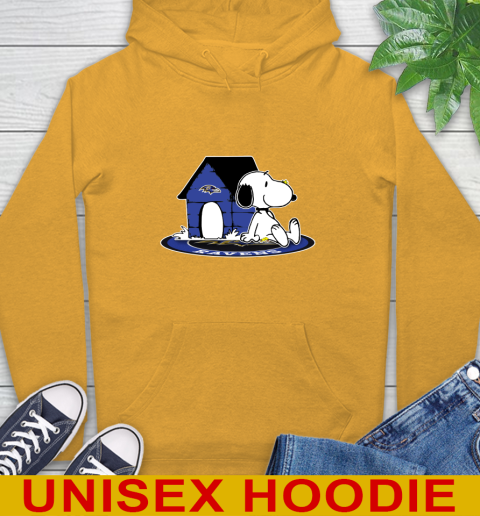 NFL Football Baltimore Ravens Snoopy The Peanuts Movie Shirt Hoodie 3