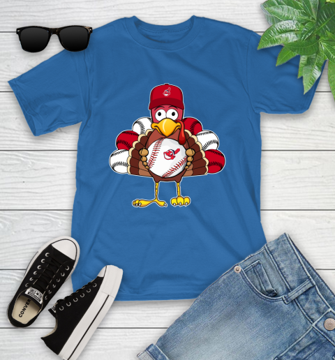 Cleveland Indians Turkey thanksgiving Youth T-Shirt 9