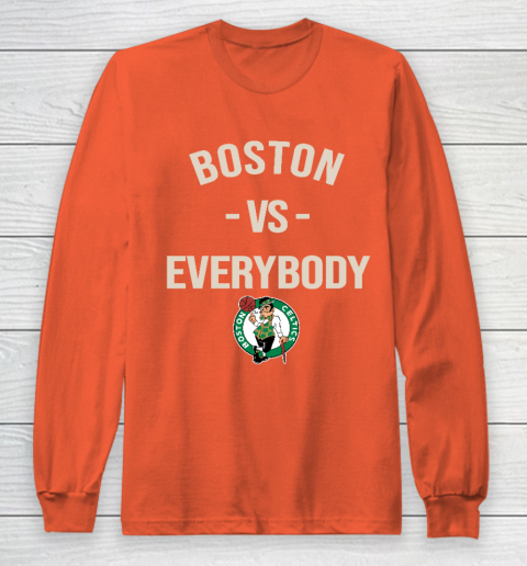 Boston Celtics Vs Everybody Long Sleeve T-Shirt 3