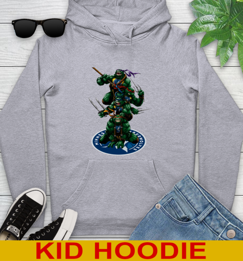 NBA Basketball Minnesota Timberwolves Teenage Mutant Ninja Turtles Shirt Youth Hoodie 6