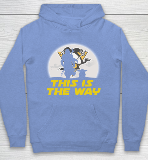 Pittsburgh Penguins NHL Ice Hockey Star Wars Yoda And Mandalorian This Is The Way Hoodie 8