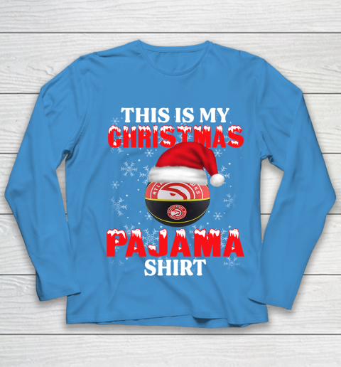 Atlanta Hawks This Is My Christmas Pajama Shirt NBA Youth Long Sleeve 5