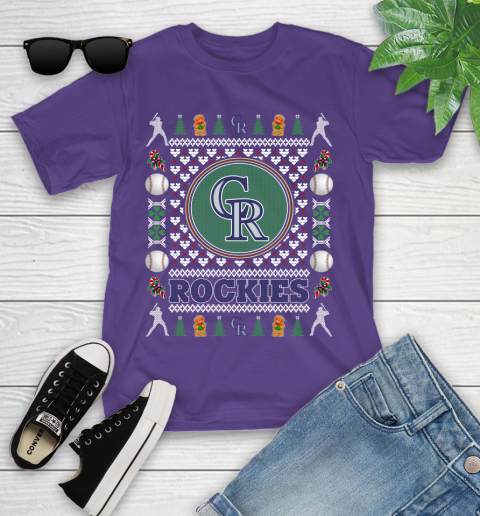 Colorado Rockies Merry Christmas MLB Baseball Loyal Fan Ugly Shirt 102