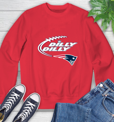 NFL New England Patriots Dilly Dilly Football Sports Sweatshirt 10