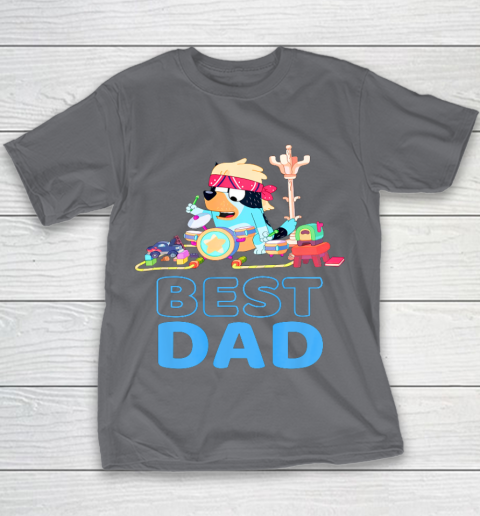 Bluey Best Dad Matching Family For Lover Youth T-Shirt 5